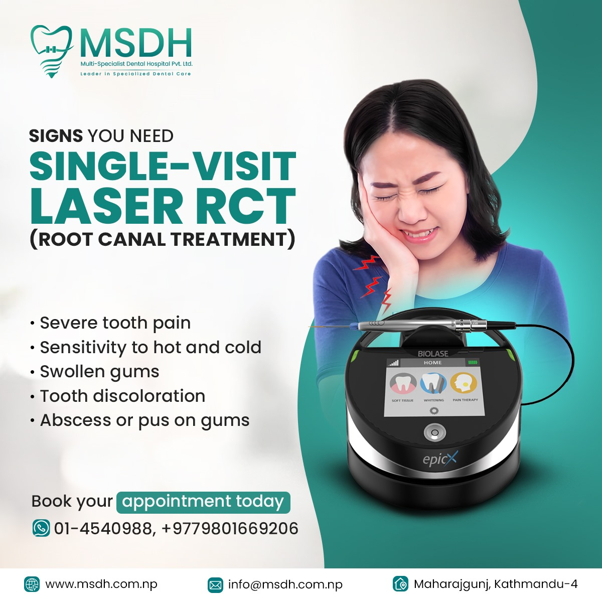 Say Goodbye to Tooth Pain with Single-Visit Laser RCT! 🦷 - Multi ...